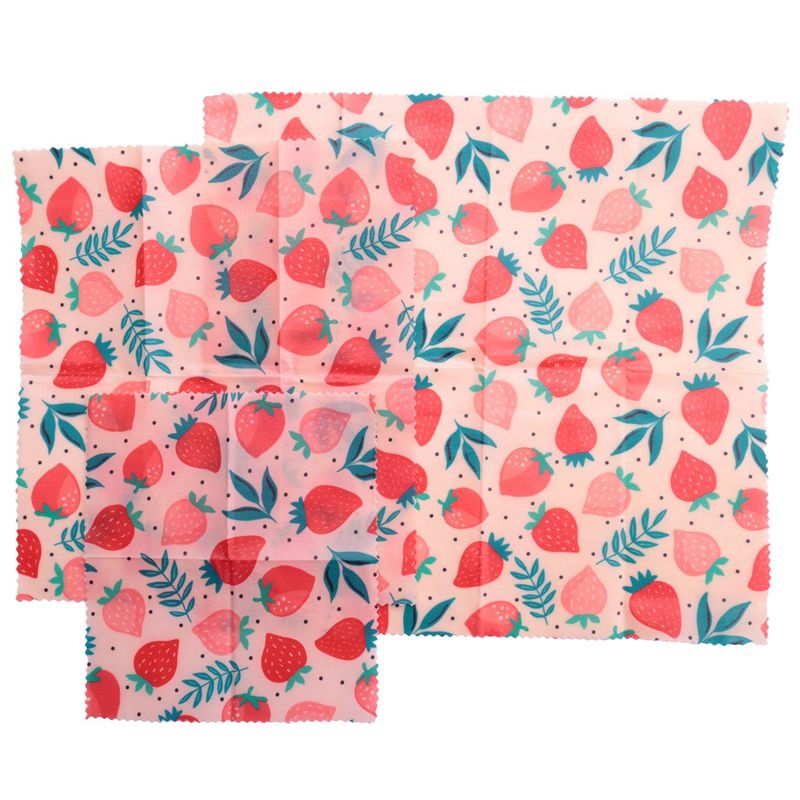 Beeswax Wrap Reusable - ABRE-3Set Reusable Beeswax Cloth Wrap Food