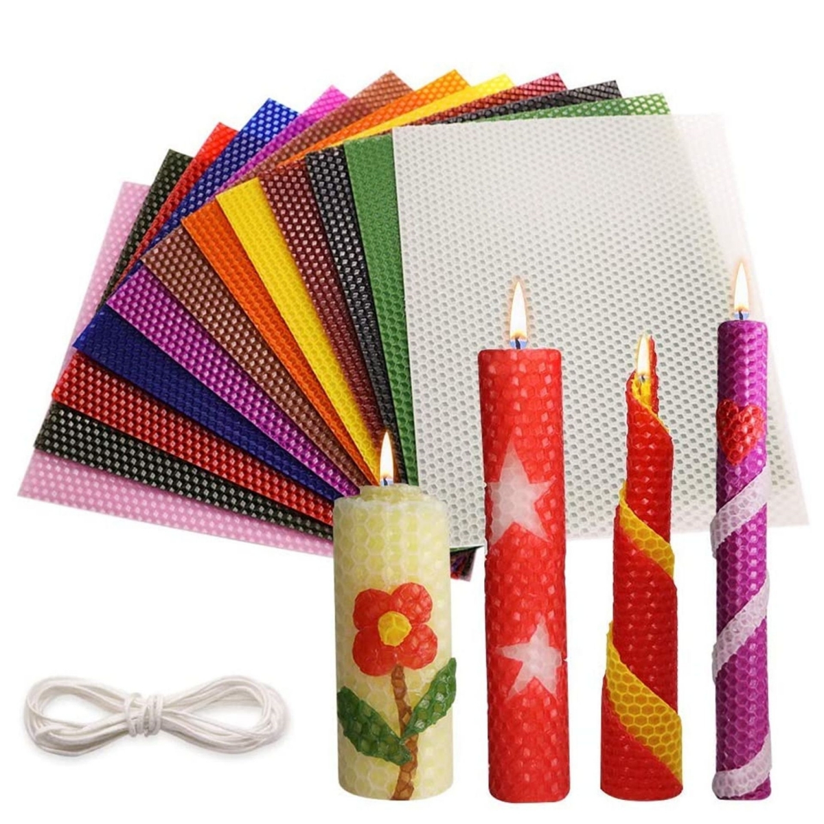 13pcs 20*20cm Color Beeswax Sh - Beeswax Wrap Reusable recension och pris