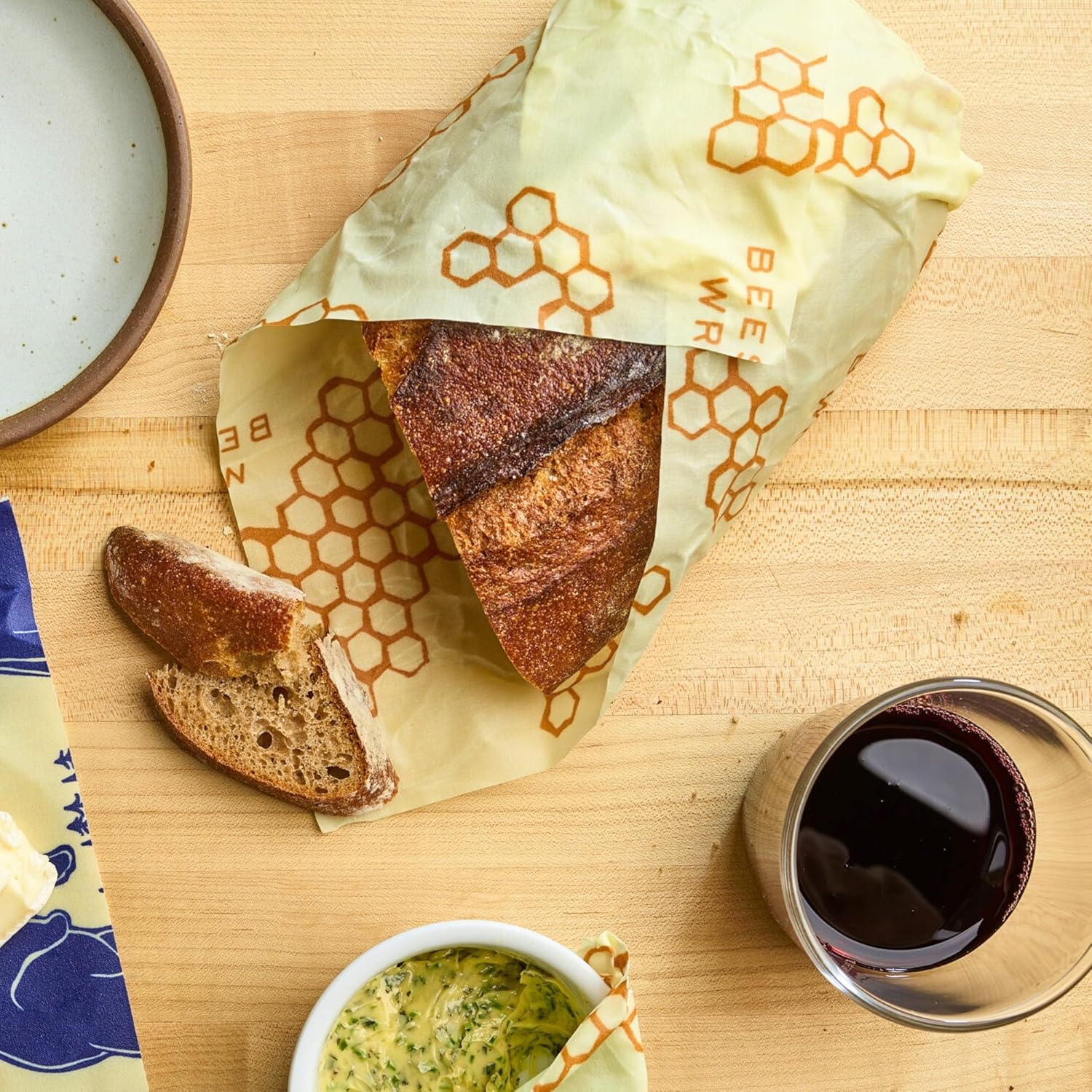 Reusable Beeswax Bread Wrap -  - Beeswax Wrap Reusable recension och pris