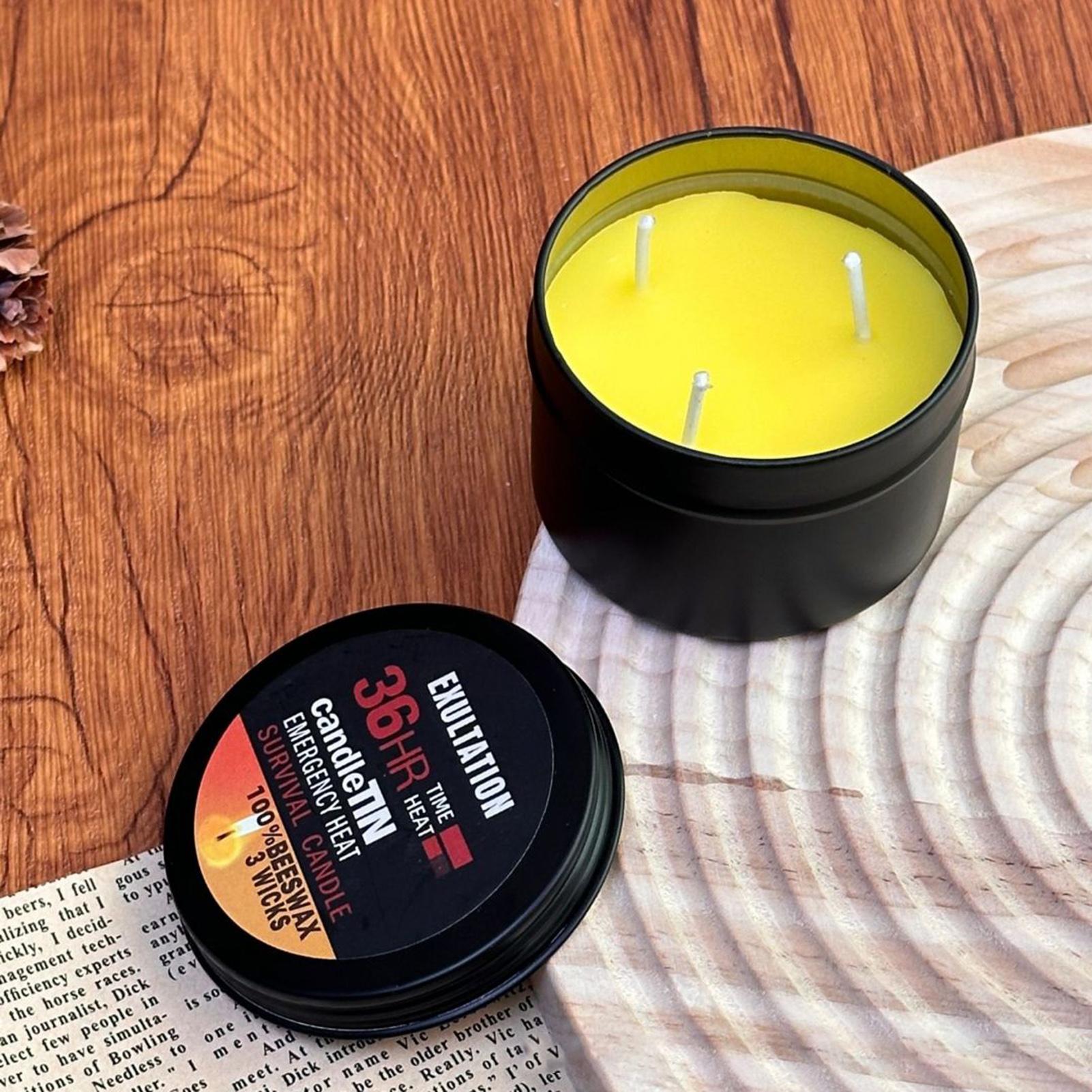 Emergency Candle 36 Hour 3 Wic - Beeswax Wrap Reusable recension och pris