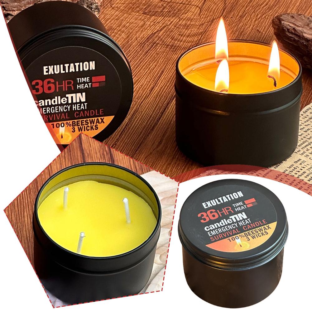 Emergency Candle 36 Hour 3 Wic - Beeswax Wrap Reusable recension och pris